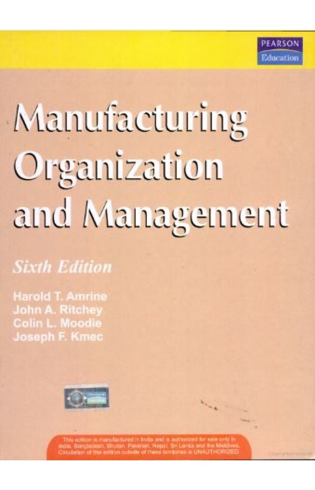 Manufacturing Organization and Management
